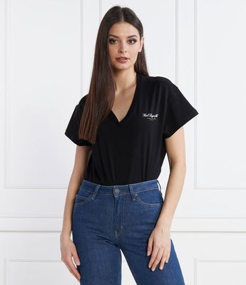 Bluzka damska na zimę Karl Lagerfeld ze sklepu: Gomez Fashion Store w kategorii: Bluzki damskie - zdjęcie 874714-BD9-10338_KL241W000080666