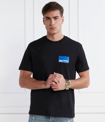 T-shirt męski casual Karl Lagerfeld Jeans ze sklepu: Gomez Fashion Store w kategorii: T-shirty męskie - zdjęcie 874714-BD9-10338_KJ241M000001002