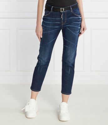 Jeansy damskie letnie Dsquared2 ze sklepu: Gomez Fashion Store w kategorii: Jeansy damskie - zdjęcie 874714-BD9-10338_DQ241W000004470