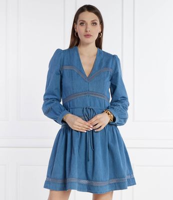 Sukienka wiosenna Twinset ze sklepu: Gomez Fashion Store w kategorii: Sukienki - zdjęcie 874714-BD9-10338_TS241W000013A16