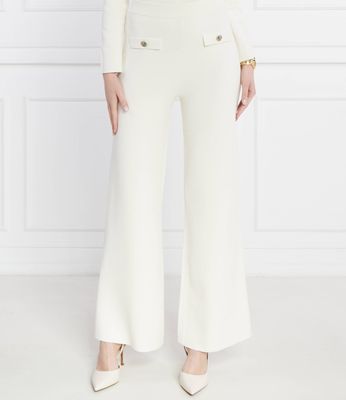 Spodnie damskie na lato Twinset ze sklepu: Gomez Fashion Store w kategorii: Spodnie damskie - zdjęcie 874714-BD9-10338_TS241W000026299