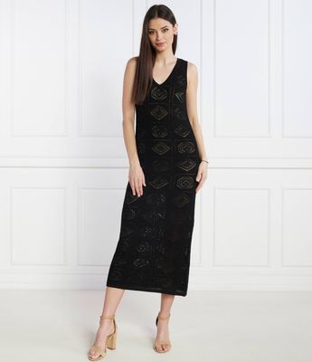 Sukienka na lato Twinset U&B ze sklepu: Gomez Fashion Store w kategorii: Sukienki - zdjęcie 874714-BD9-10338_TB241W000012006