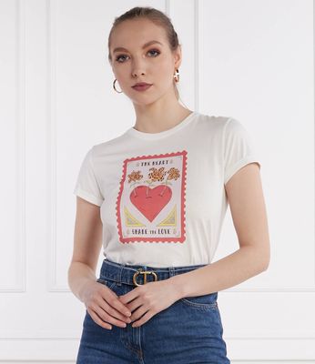 Bluzka damska na wiosnę Twinset ze sklepu: Gomez Fashion Store w kategorii: Bluzki damskie - zdjęcie 874714-BD9-10338_TS242W000006810