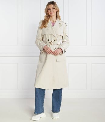 Płaszcz damski Pinko ze sklepu: Gomez Fashion Store w kategorii: Płaszcze damskie - zdjęcie 874714-BD9-10338_PI241W000063A83