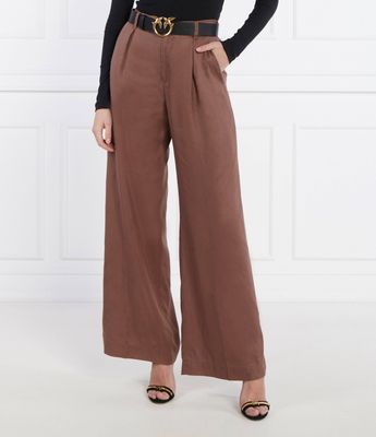 Spodnie damskie na lato Pinko ze sklepu: Gomez Fashion Store w kategorii: Spodnie damskie - zdjęcie 874714-BD9-10338_PI241W000226734
