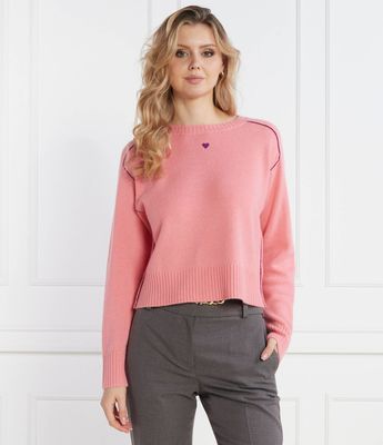 Sweter damski casualowy zimowy Max & Co. ze sklepu: Gomez Fashion Store w kategorii: Swetry damskie - zdjęcie 874714-BD9-10338_MX241W000018641