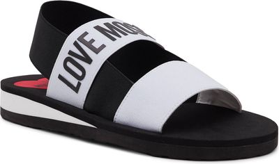 Sandały damskie na lato Love Moschino ze sklepu: Gomez Fashion Store w kategorii: Sandały damskie - zdjęcie 874714-BD9-10338_LM242W000014101