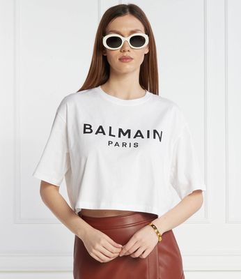 Bluzka damska na wiosnę w stylu klasycznym BALMAIN ze sklepu: Gomez Fashion Store w kategorii: Bluzki damskie - zdjęcie 874714-BD9-10338_BA242W000001016