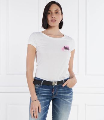 Bluzka damska na wiosnę Dsquared2 ze sklepu: Gomez Fashion Store w kategorii: Bluzki damskie - zdjęcie 874714-BD9-10338_DQ242W000003100