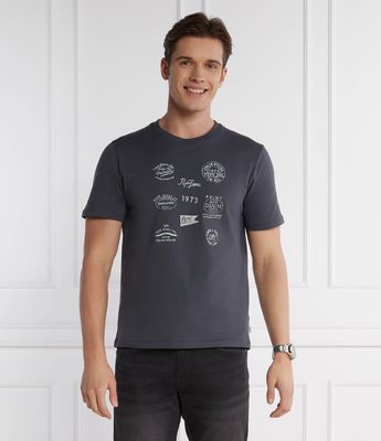 T-shirt męski Pepe Jeans London ze sklepu: Gomez Fashion Store w kategorii: T-shirty męskie - zdjęcie 874714-BD9-10338_PJ242M000038977