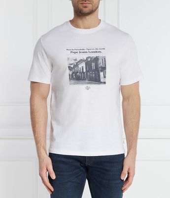 T-shirt męski Pepe Jeans London ze sklepu: Gomez Fashion Store w kategorii: T-shirty męskie - zdjęcie 874714-BD9-10338_PJ242M000039800