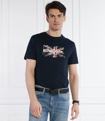 T-shirt męski Pepe Jeans London ze sklepu: Gomez Fashion Store w kategorii: T-shirty męskie - zdjęcie 874714-BD9-10338_PJ242M000041594