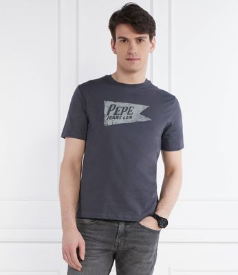 Pepe Jeans London - T-shirt męski ze sklepu: Gomez Fashion Store w kategorii: T-shirty męskie - zdjęcie 874714-BD9-10338_PJ242M000044977