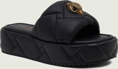 Klapki damskie na lato Kurt Geiger ze sklepu: Gomez Fashion Store w kategorii: Klapki damskie - zdjęcie 874714-BD9-10338_KG242W000004001