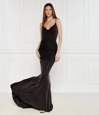 Sukienka na wiosnę Elisabetta Franchi ze sklepu: Gomez Fashion Store w kategorii: Sukienki - zdjęcie 874714-BD9-10338_EF242W000007110