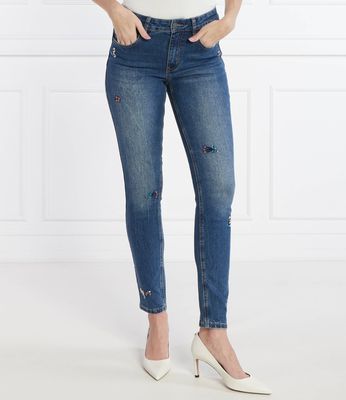 Jeansy damskie casualowe Desigual ze sklepu: Gomez Fashion Store w kategorii: Jeansy damskie - zdjęcie 874714-BD9-10338_DU242W000056009