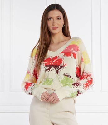 Sweter damski casual Desigual ze sklepu: Gomez Fashion Store w kategorii: Swetry damskie - zdjęcie 874714-BD9-10338_DU242W000071066