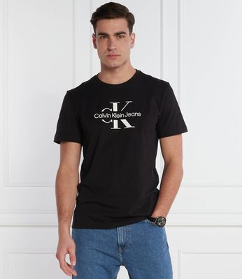 T-shirt męski na wiosnę młodzieżowy Calvin Klein Jeans ze sklepu: Gomez Fashion Store w kategorii: T-shirty męskie - zdjęcie 874714-BD9-10338_CJ242M000065A81