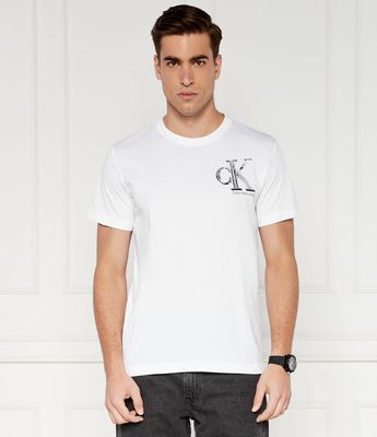 T-shirt męski casualowy Calvin Klein Jeans ze sklepu: Gomez Fashion Store w kategorii: T-shirty męskie - zdjęcie 874714-BD9-10338_CJ242M000094210