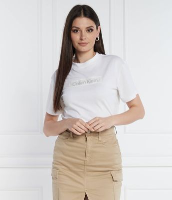 Calvin Klein - Bluzka damska ze sklepu: Gomez Fashion Store w kategorii: Bluzki damskie - zdjęcie 874714-BD9-10338_CK242W000047257