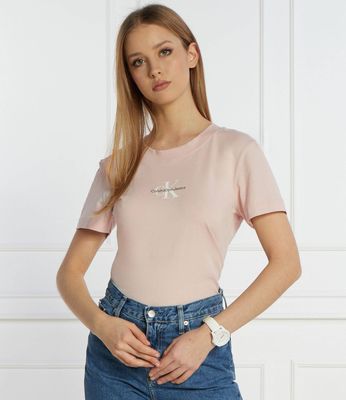 Calvin Klein Jeans - Bluzka damska casual ze sklepu: Gomez Fashion Store w kategorii: Bluzki damskie - zdjęcie 874714-BD9-10338_CJ242W000089386