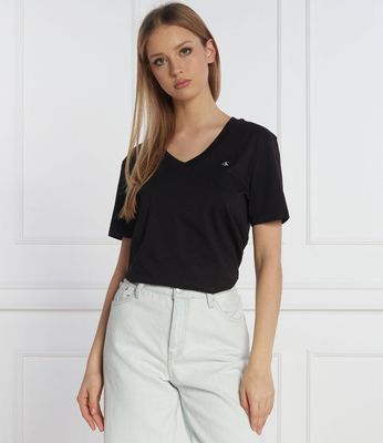 Bluzka damska wiosenna casual Calvin Klein Jeans ze sklepu: Gomez Fashion Store w kategorii: Bluzki damskie - zdjęcie 874714-BD9-10338_CJ242W000090A81