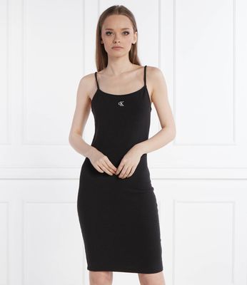 Sukienka casualowa na lato Calvin Klein Jeans ze sklepu: Gomez Fashion Store w kategorii: Sukienki - zdjęcie 874714-BD9-10338_CJ242W000092A81