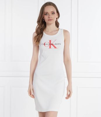 Calvin Klein Jeans - Sukienka casualowa ze sklepu: Gomez Fashion Store w kategorii: Sukienki - zdjęcie 874714-BD9-10338_CJ242W000130210