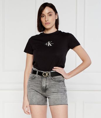 Bluzka damska wiosenna Calvin Klein Jeans ze sklepu: Gomez Fashion Store w kategorii: Bluzki damskie - zdjęcie 874714-BD9-10338_CJ242W000172A81
