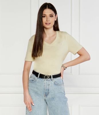Bluzka damska casual Calvin Klein Jeans ze sklepu: Gomez Fashion Store w kategorii: Bluzki damskie - zdjęcie 874714-BD9-10338_CJ242W000090395