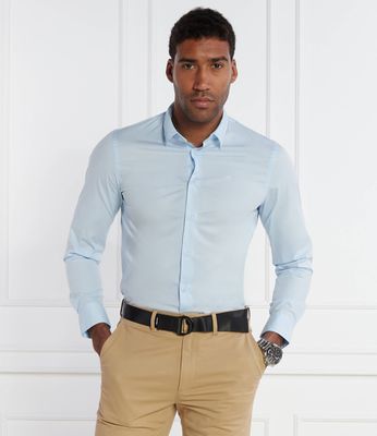 Koszula męska na wiosnę elegancka Calvin Klein ze sklepu: Gomez Fashion Store w kategorii: Koszule męskie - zdjęcie 874714-BD9-10338_CK242M000077B11