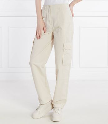 Spodnie damskie na zimę Tommy Jeans ze sklepu: Gomez Fashion Store w kategorii: Spodnie damskie - zdjęcie 874714-BD9-10338_TM242W000115166