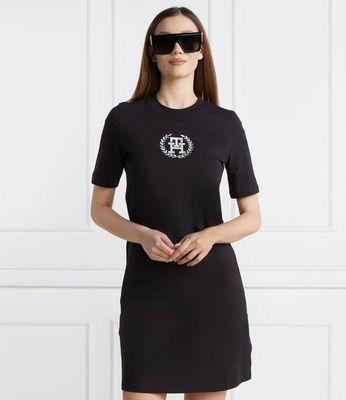 Sukienka na wiosnę casual Tommy Hilfiger ze sklepu: Gomez Fashion Store w kategorii: Sukienki - zdjęcie 874714-BD9-10338_TH242W000180D12