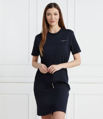 Sukienka casual na wiosnę Tommy Hilfiger ze sklepu: Gomez Fashion Store w kategorii: Sukienki - zdjęcie 874714-BD9-10338_TH242W000181F23