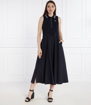 Tommy Hilfiger - Sukienka ze sklepu: Gomez Fashion Store w kategorii: Sukienki - zdjęcie 874714-BD9-10338_TH242W000191F23