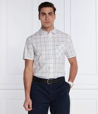 Koszula męska na wiosnę Tommy Jeans ze sklepu: Gomez Fashion Store w kategorii: Koszule męskie - zdjęcie 874714-BD9-10338_TM242M000053D90