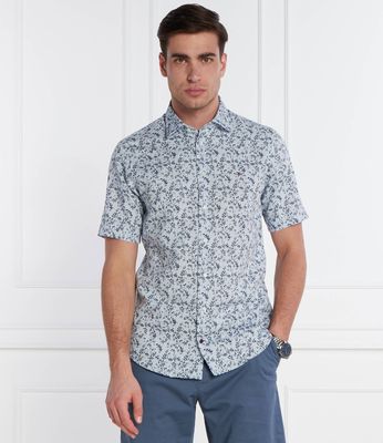 Koszula męska letnia Tommy Hilfiger ze sklepu: Gomez Fashion Store w kategorii: Koszule męskie - zdjęcie 874714-BD9-10338_TH242M000143D11