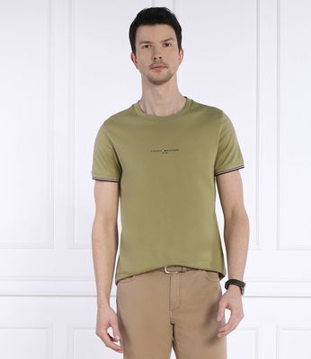 T-shirt męski klasyczny Tommy Hilfiger ze sklepu: Gomez Fashion Store w kategorii: T-shirty męskie - zdjęcie 874714-BD9-10338_TH242M000135G72