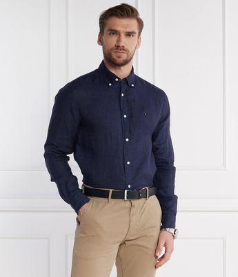 Koszula męska jesienna Tommy Hilfiger ze sklepu: Gomez Fashion Store w kategorii: Koszule męskie - zdjęcie 874714-BD9-10338_TH242M000176F32