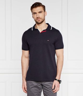 T-shirt męski casualowy Tommy Hilfiger ze sklepu: Gomez Fashion Store w kategorii: T-shirty męskie - zdjęcie 874714-BD9-10338_TH242M000186F23