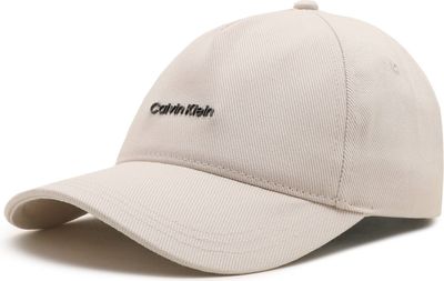Czapka z daszkiem damska elegancki Calvin Klein ze sklepu: Gomez Fashion Store w kategorii: Czapki z daszkiem damskie - zdjęcie 874714-BD9-10338_CK242W000066336