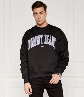 Tommy Jeans - Bluza męska w sportowym stylu z napisem ze sklepu: Gomez Fashion Store w kategorii: Bluzy męskie - zdjęcie 874714-BD9-10338_TM242M000140D44