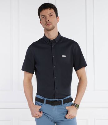 Koszula męska na lato BOSS GREEN ze sklepu: Gomez Fashion Store w kategorii: Koszule męskie - zdjęcie 874714-BD9-10338_BG242M000004402