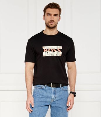 T-shirt męski BOSS ORANGE ze sklepu: Gomez Fashion Store w kategorii: T-shirty męskie - zdjęcie 874714-BD9-10338_BO242M000070001