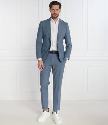 Garnitur męski elegancki klasyczny BOSS BLACK ze sklepu: Gomez Fashion Store w kategorii: Garnitury męskie - zdjęcie 874714-BD9-10338_BB242M000002423
