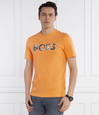 T-shirt męski letni BOSS BLACK ze sklepu: Gomez Fashion Store w kategorii: T-shirty męskie - zdjęcie 874714-BD9-10338_BB242M000138813