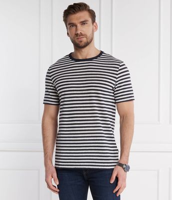 T-shirt męski na lato BOSS BLACK ze sklepu: Gomez Fashion Store w kategorii: T-shirty męskie - zdjęcie 874714-BD9-10338_BB242M000139404
