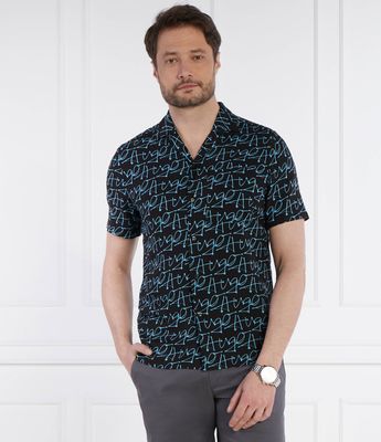 Koszula męska na wiosnę HUGO ze sklepu: Gomez Fashion Store w kategorii: Koszule męskie - zdjęcie 874714-BD9-10338_BU242M000119443