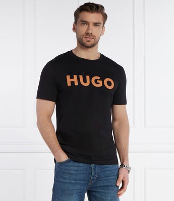 T-shirt męski HUGO ze sklepu: Gomez Fashion Store w kategorii: T-shirty męskie - zdjęcie 874714-BD9-10338_BU242M000185001