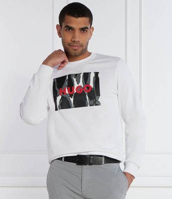 Bluza męska casual HUGO ze sklepu: Gomez Fashion Store w kategorii: Bluzy męskie - zdjęcie 874714-BD9-10338_BU242M000186100